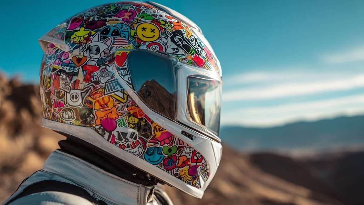 Stickers Pour Casque Moto - Noir, 1x3.5 Pouces, Lot De Plusieurs ?