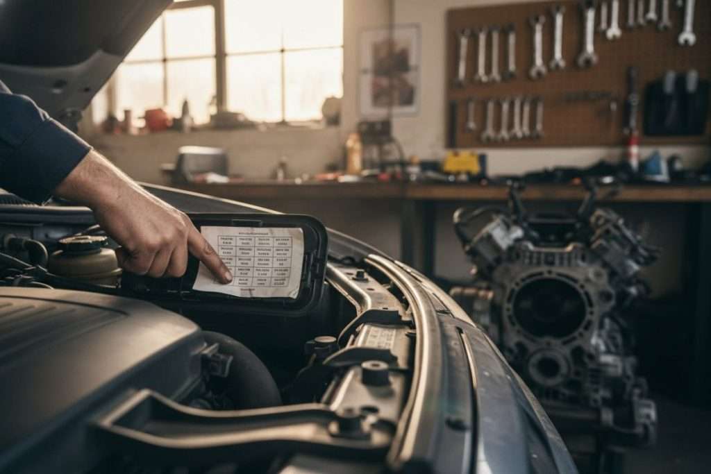 Découvrez le schéma de boîte à fusibles de votre 308 phase 2