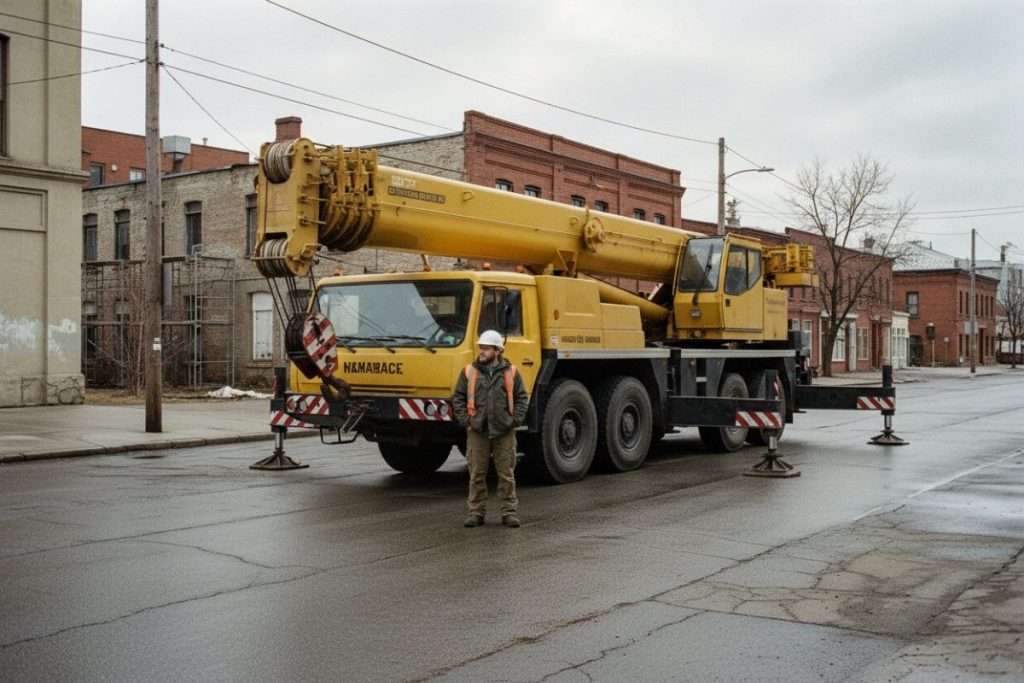 Location camion grue permis B : guide complet pour louer