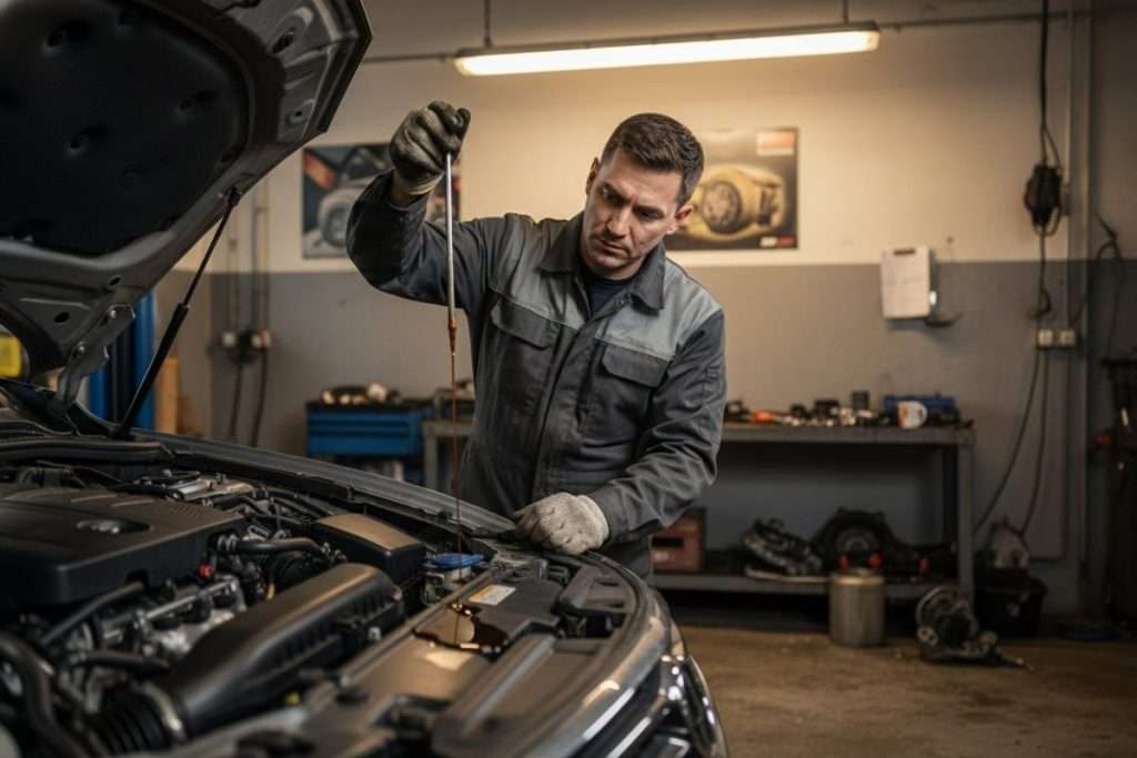 Rouler avec trop d’huile moteur : les risques et la durée limite