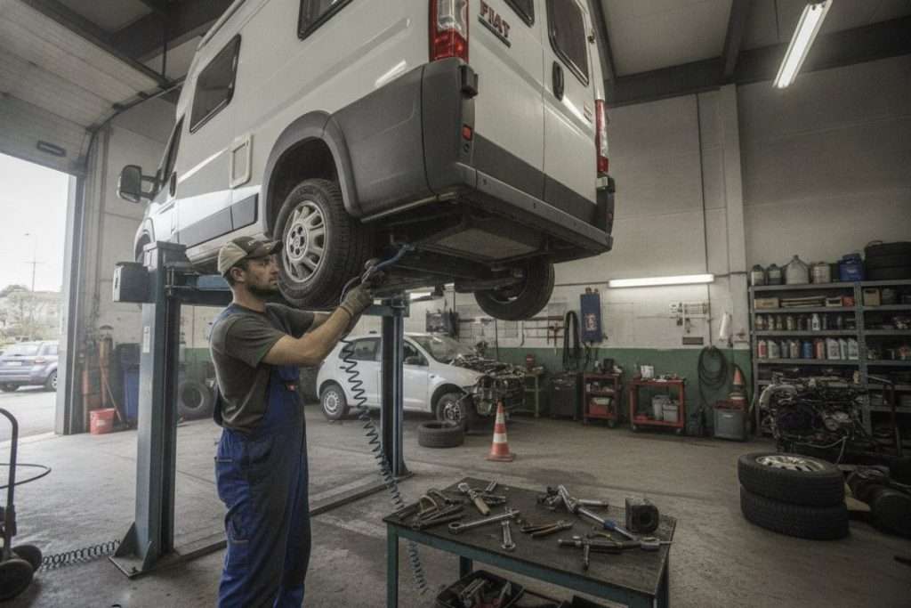 Tarif montage suspension pneumatique camping-car Fiat Ducato