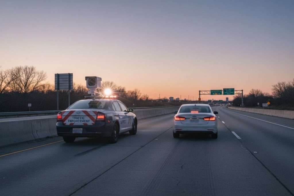 Quelle distance de flash pour une voiture radar ?