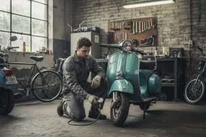 Pression des pneus scooter 50 : le guide complet