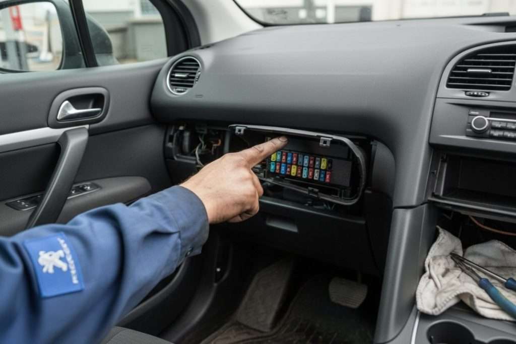 Tableau fusible Peugeot 5008 Phase 2 : emplacements et fonctions