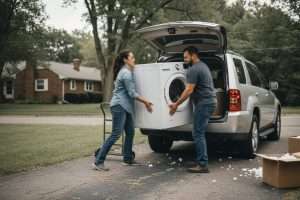Transporter une machine à laver en voiture : le guide