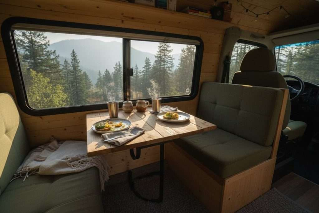 Montage lit dinette camping car Fiat Ducato : les étapes